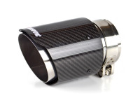 Насадка на глушитель Akrapovic style с карбоном 76х102мм (глянец)