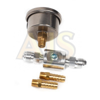 Манометр с установочным комплектом под шланг