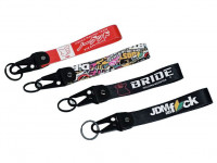 Брелок-лента JDM style с лого и карабином (Bride)