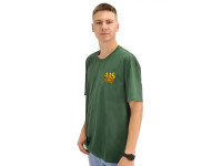 Футболка AJS Team зеленая (XXL)