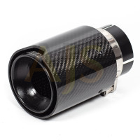 Насадка на глушитель M style с карбоном 76х105мм (глянец)