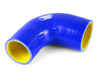Патрубок силиконовый 90 гр 51-57 мм усиленный (синий)