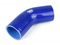 Патрубок силиконовый 45 градусов 35 мм (синий)