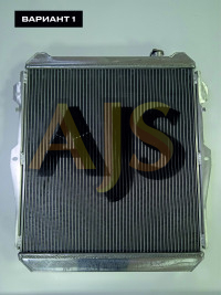 Радиатор алюминиевый Toyota Surf130 1KZ 50мм AT AJS УЦЕНКА (Вариант 1)