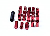 Гайки колесные Rays style M12x1.5 44мм (красный)