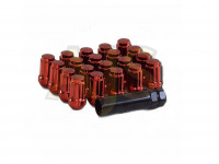 Гайки колесные TopFit M12x1.25 (красный)