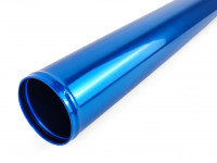 Труба алюминиевая синяя 600мм 76мм (45 градусов)