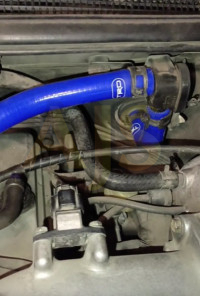 Патрубки печки Toyota Mark 2 JZX100 atmo 3шт (черный)