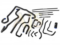 Патрубки системы охлаждения Nissan Skyline R33, 34 GTS 19 штук (черный) (черный)